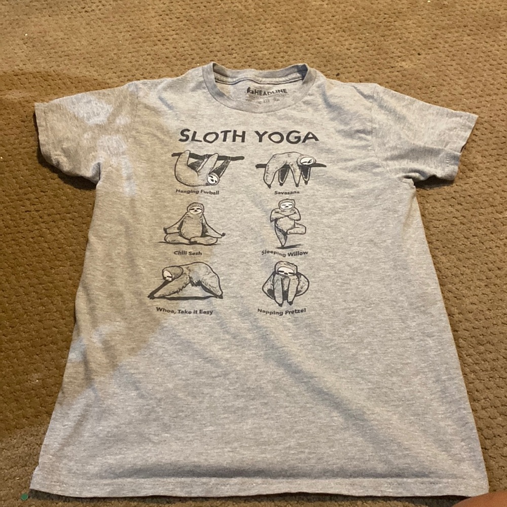 Headline Sloth Yoga T-Shirt